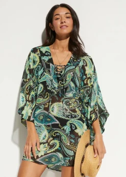 Strandtunika aus leichtem Chiffon