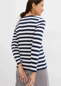 Streifenshirt aus reiner Bio-Baumwolle