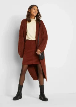 Stretch Baumwoll-Cordrock mit Bequembund