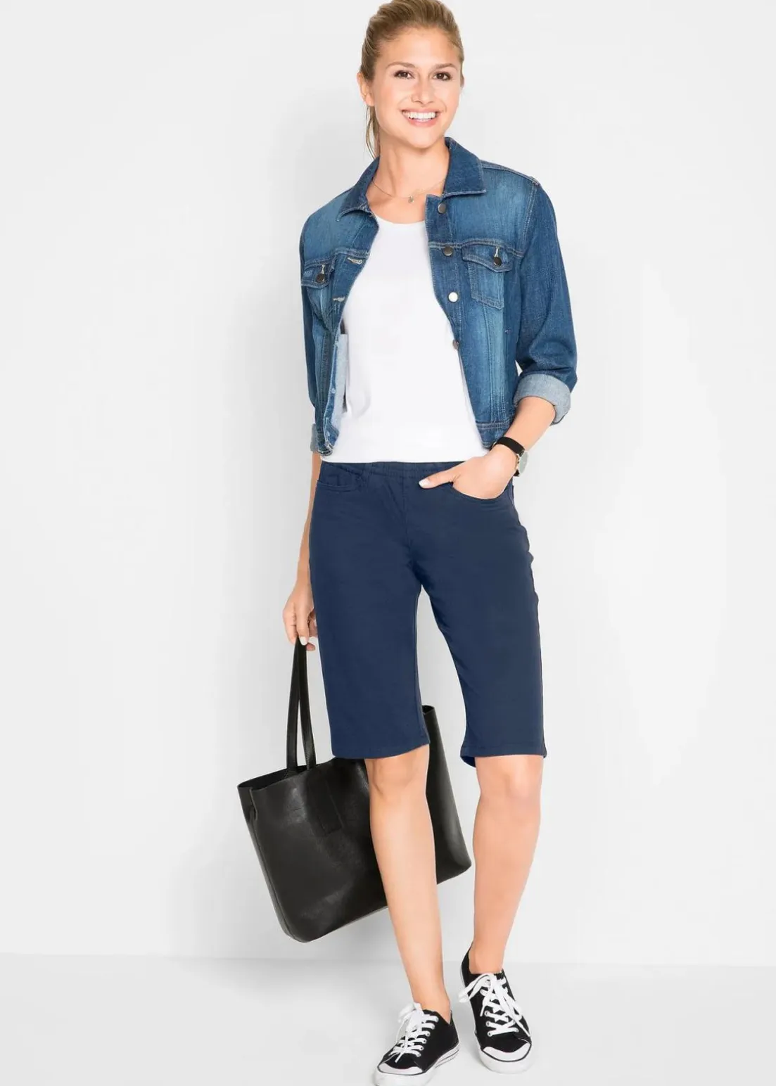 Stretch-Bermuda (2er Pack)