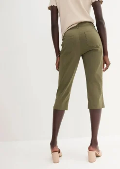 Stretchcapri mit Schlupfbund