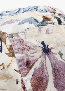 Stretch-Hose mit Blumen-Print