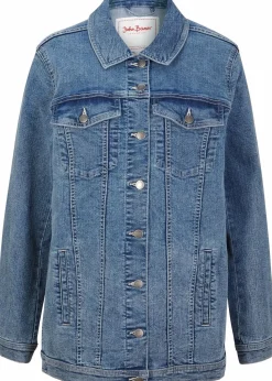 Stretch-Jeansjacke, Boyfriend