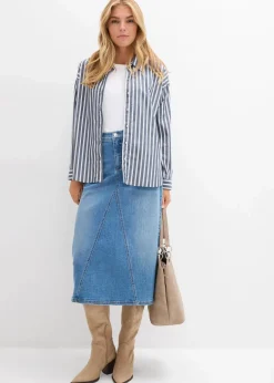 Stretch-Jeansrock, High Waist