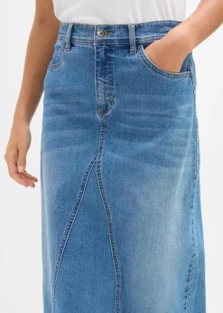 Stretch-Jeansrock, High Waist