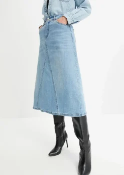 Stretch-Jeansrock, High Waist