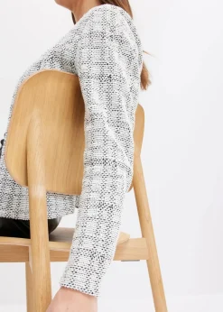 Strickjacke aus Baumwoll-Mix