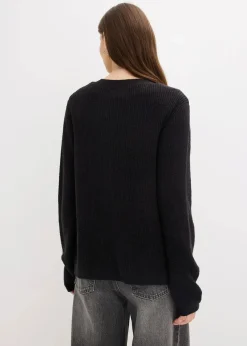 Strickjacke aus Baumwoll-Mix