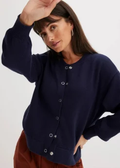 Strickjacke aus reiner Baumwolle