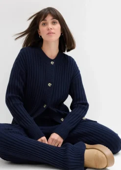 Strickjacke aus softem Viskose-Mix