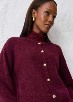 Strickjacke aus wärmendem Alpaka-Mix