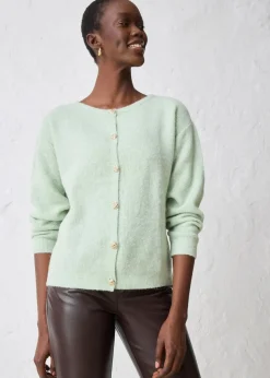 Strickjacke aus wärmendem Alpaka-Mix