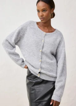 Strickjacke aus wärmendem Alpaka-Mix