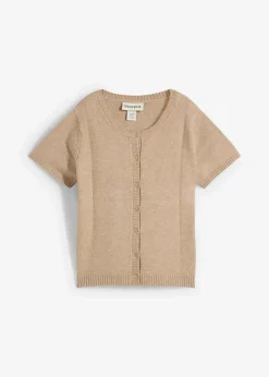 Strickjacke, Kurzarm