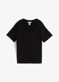 Strickjacke, Kurzarm