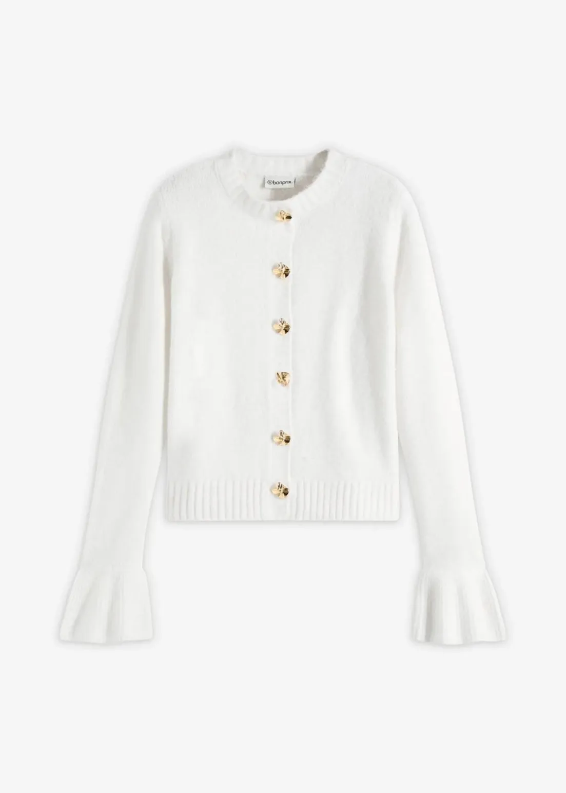 Strickjacke mit dekorativen Knöpfen