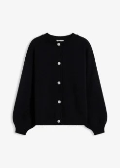 Strickjacke mit dekorativen Knöpfen