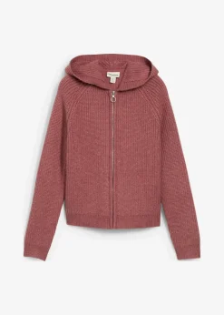 Strickjacke mit Kapuze