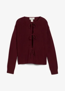 Strickjacke mit Schleifen-Detail