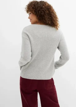 Strickjacke mit Schleifen-Detail