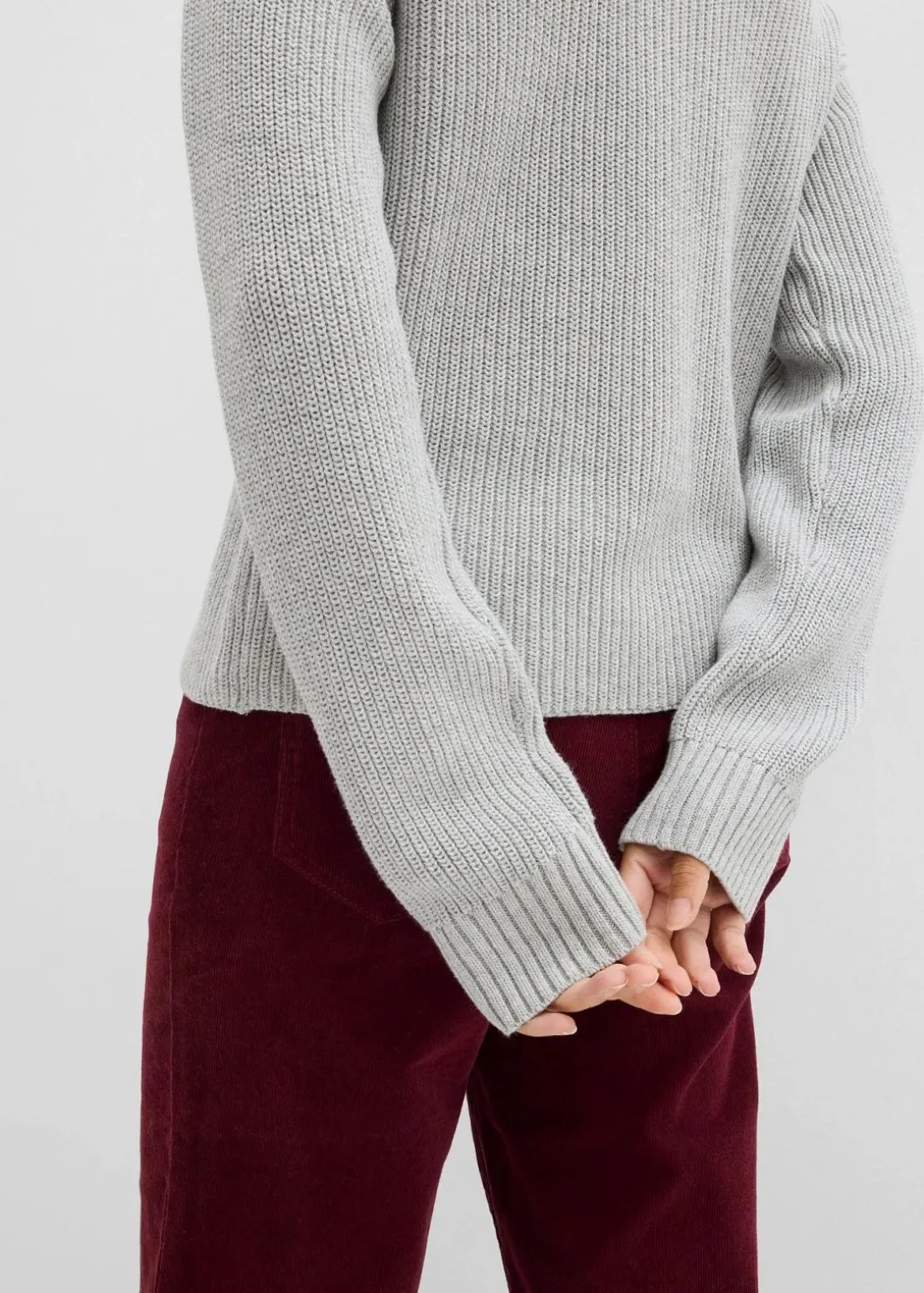 Strickjacke mit Schleifen-Detail