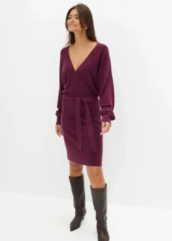 Strickkleid aus Viskose-Mix