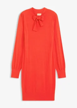 Strickkleid aus fließendem Viskose-Mix