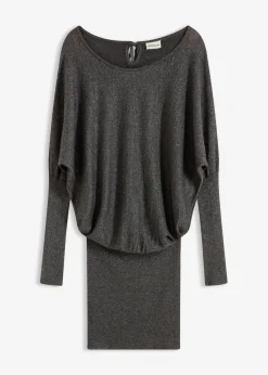 Strickkleid aus fließendem Viskose-Mix