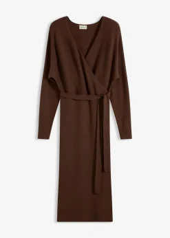 Strickkleid aus fließendem Viskose-Mix