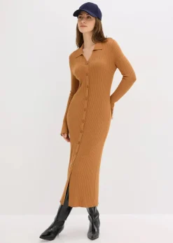 Strickkleid aus softem Viskose-Mix