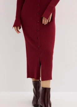 Strickkleid aus softem Viskose-Mix