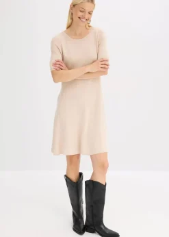 Strickkleid aus softem Viskose-Mix