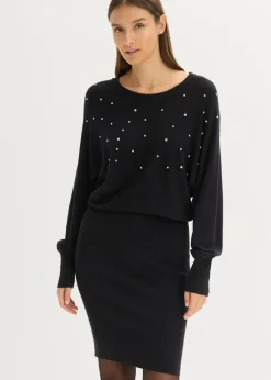 Strickkleid aus softem Viskose-Mix