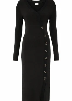 Strickkleid aus Viskose-Mix