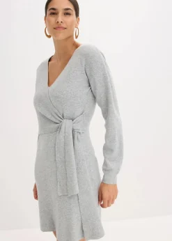 Strickkleid aus Viskose-Mix