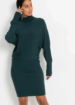 Strickkleid aus Viskose-Mix