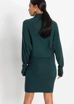 Strickkleid aus Viskose-Mix