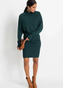 Strickkleid aus Viskose-Mix