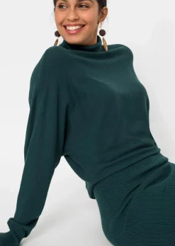 Strickkleid aus Viskose-Mix