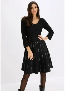 Strickkleid aus weichem Viskose-Mix