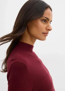 Strickkleid in A-Linie aus Viskose-Mix