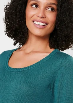 Strickkleid in ausgestellter Form