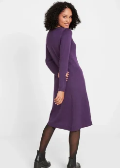 Strickkleid in ausgestellter Form
