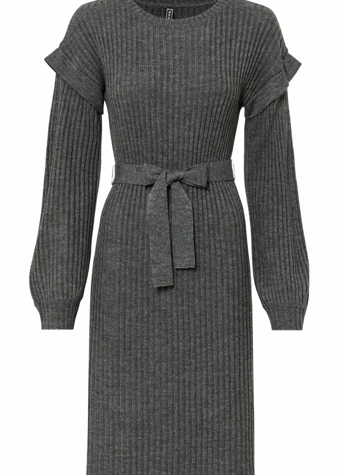 Strickkleid mit Bindeband