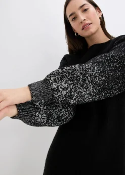 Strickkleid mit Glitzer-Effekt