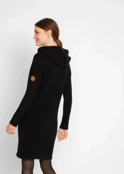 Strickkleid mit Kapuze