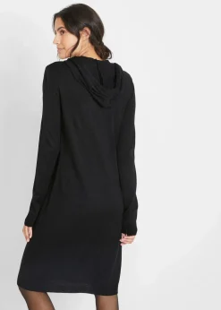 Strickkleid mit Kapuze