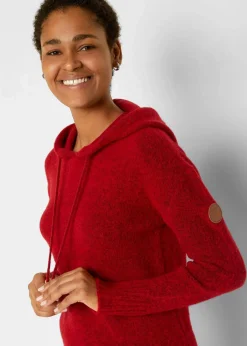 Strickkleid mit Kapuze