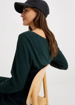 Strickkleid mit legerem Schnitt