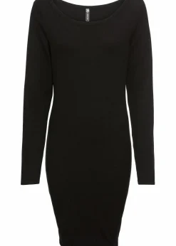 Strickkleid mit legerem Schnitt